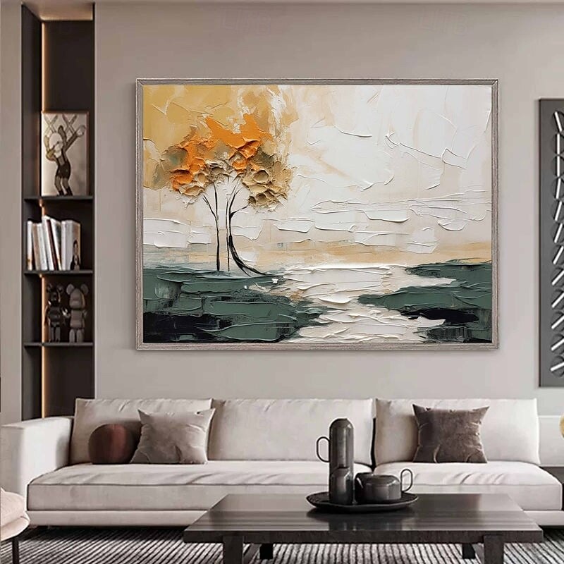 großes abstraktes graues Gemälde handgemachtes abstraktes Ölgemälde handgemalt beige Gemälde handgemachtes Wabi Sabi Kunstwerk Ölgemälde strukturiertes Ölgemälde beige Ölgemälde modernes Dekor 2025 - $125.99 –P2