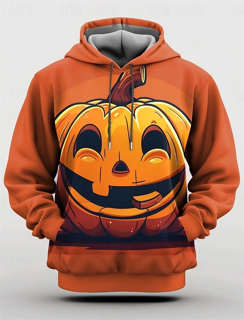 předvečer Všech svatých Dýně Kapuce Pullover Anime 3D Přední kapsa Grafika Pro Pro páry Pánské Dámské Dospělé předvečer Všech svatých Karneval Plesová maškaráda 3D tisk Párty Běžné / Denní 2025 - $29.99 –P2