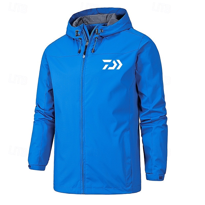 Men's Softshell Jacket Hiking Jacket Spring Autumn / Fall Outdoor Waterproof Lightweight Jacket Windbreaker Jacket Traveling Black Army Green Red Navy Blue Blue 2026 - $35.99 –P1