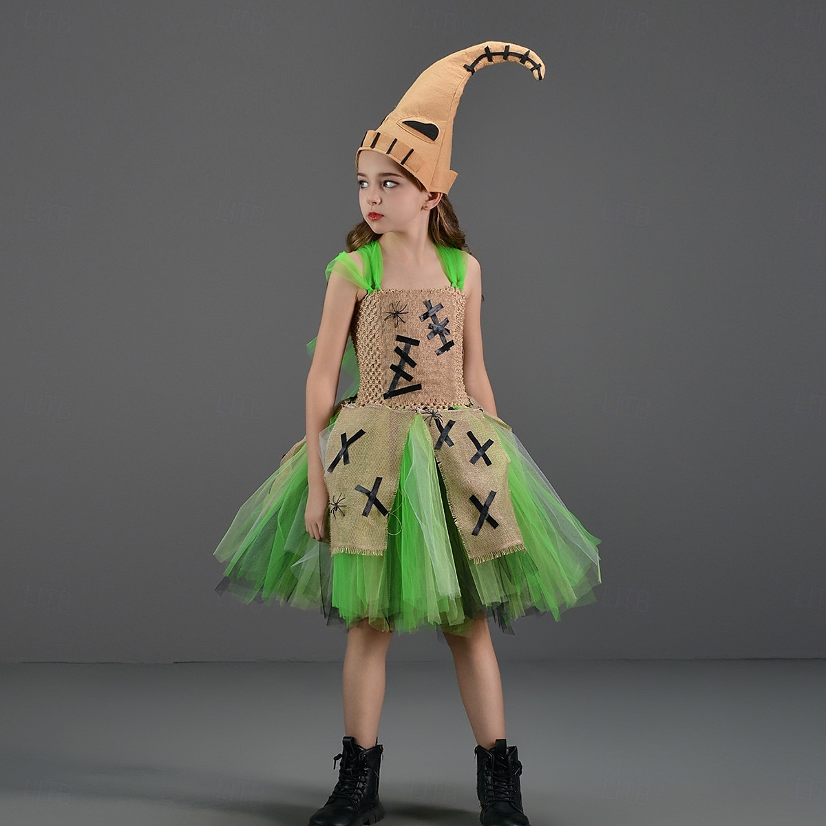 The Nightmare Before Christmas Oogie Boogie Costume Tutu Kid's Girls' Dress Up Party Christmas Children's Day Easy Carnival Costume 2025 - $30.99 –P7