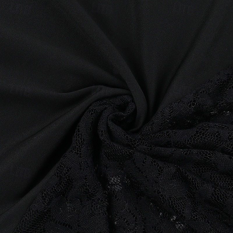 Punk & Gothic Cocktailkleid Vintage-Kleid Kleid Maskerade Gothic Mädchen Morticia Addams Kostüm Damen Maskerade Halloween Abschlussball Festival Erwachsene Kleid 2026 - $33.99 –P11