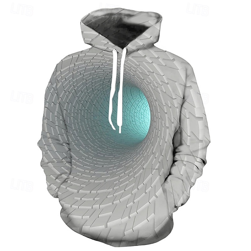 Per uomo Pop art 3D Print Felpa con cappuccio Felpe Felpa Felpa con cappuccio Manica lunga Felpa con cappuccio Con cappuccio Originale Stampa 3D Giornaliero Per uscire Bianco e nero Nero/bianco del 2025 a $12.59 –P4