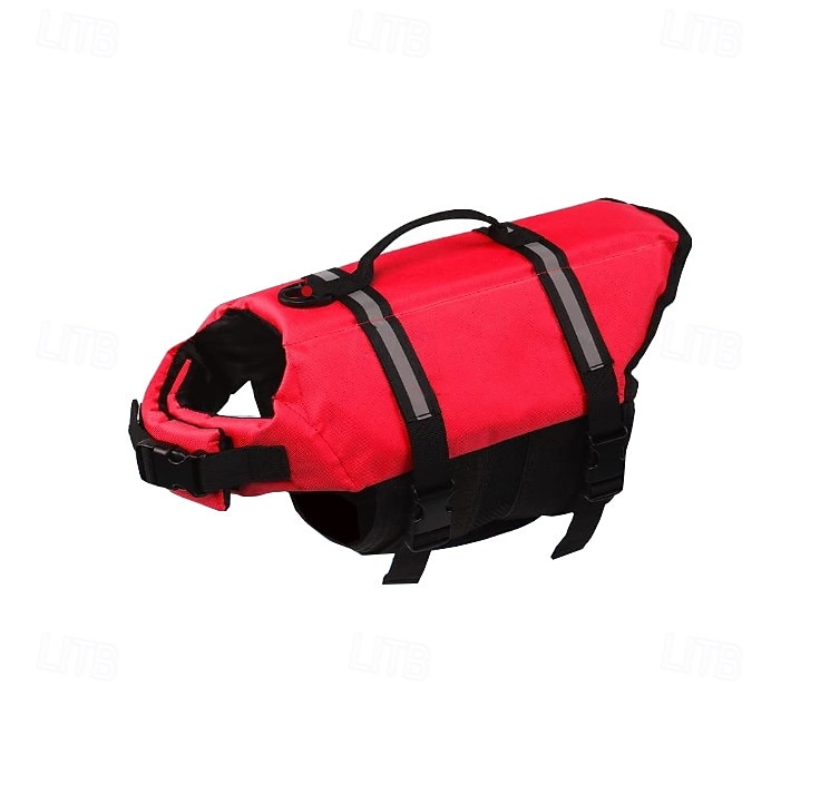 Dog Harness Vest Life Vest Dog Life Jacket Sports & Outdoors Portable Reflective Adjustable Waterproof Breathable Washable Party Outdoor Sports Traveling Pool Dog Clothing for Cat Dog Husky Labrador 2025 - $23.99 –P4