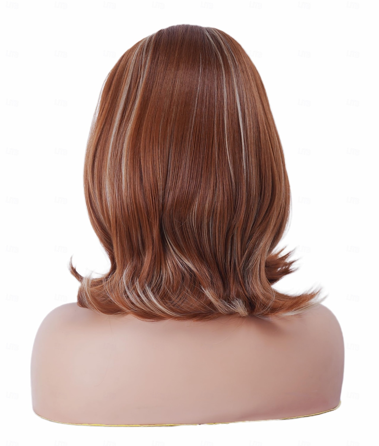 Vintage krátká vlnitá paruka s ofinou retro bouffant včelí úl paruky vhodná na kostým nebo karnevalovou párty v 60. a 70. letech paruky na Halloween 2025 - $19.49 –P12