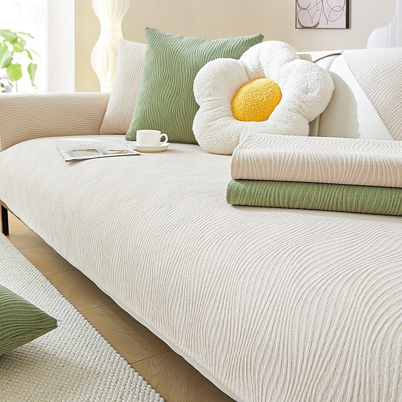 housse de canapé en chenille toutes saisons - tissu doux et durable pour un confort toute l'année - design élégant qui met en valeur n'importe quel espace de vie - protège votre canapé des de 2025 ? $24.99 –P1