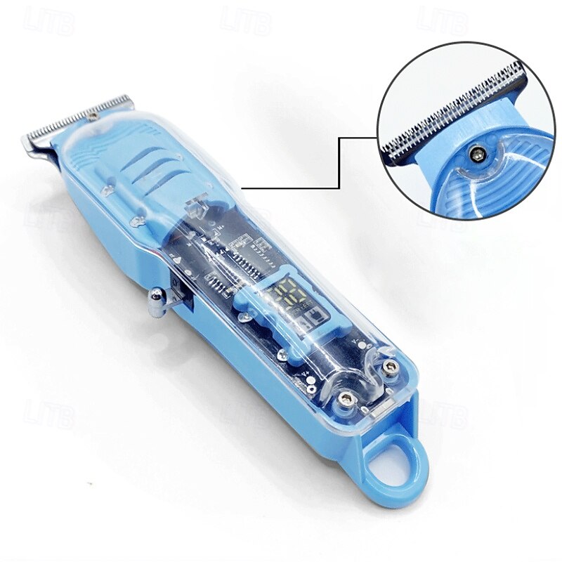 צג דיגיטלי lcd נטענת קוצץ חשמלי שקוף קוצץ שיער חשמלי קוצץ שיער קוצץ שיער חשמלי שקוף מקצועי 2025 - $19.99 –P2