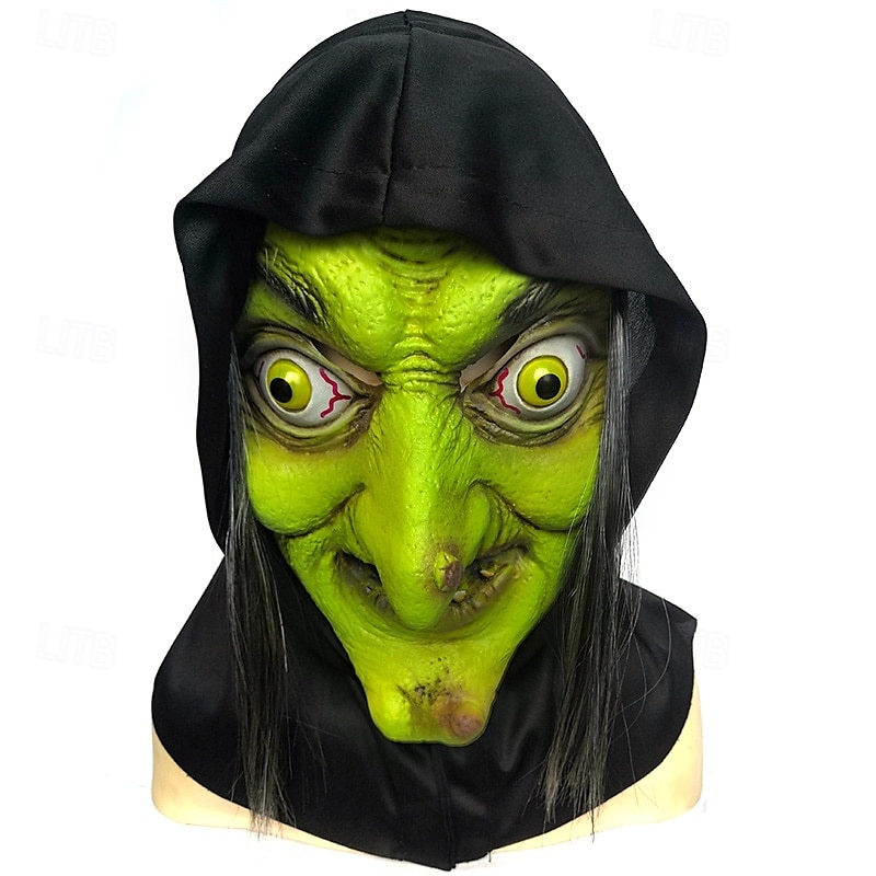 Halloween Boszorkány Maszk Halloween Kellékek Felnőttek Férfiak Nők Unisex Horrorisztikus Ijesztő Jelmez Halloween Karnevál Könnyű Karneváli Jelmez a Walpurgis éjre 2025 - $32.99 –P3