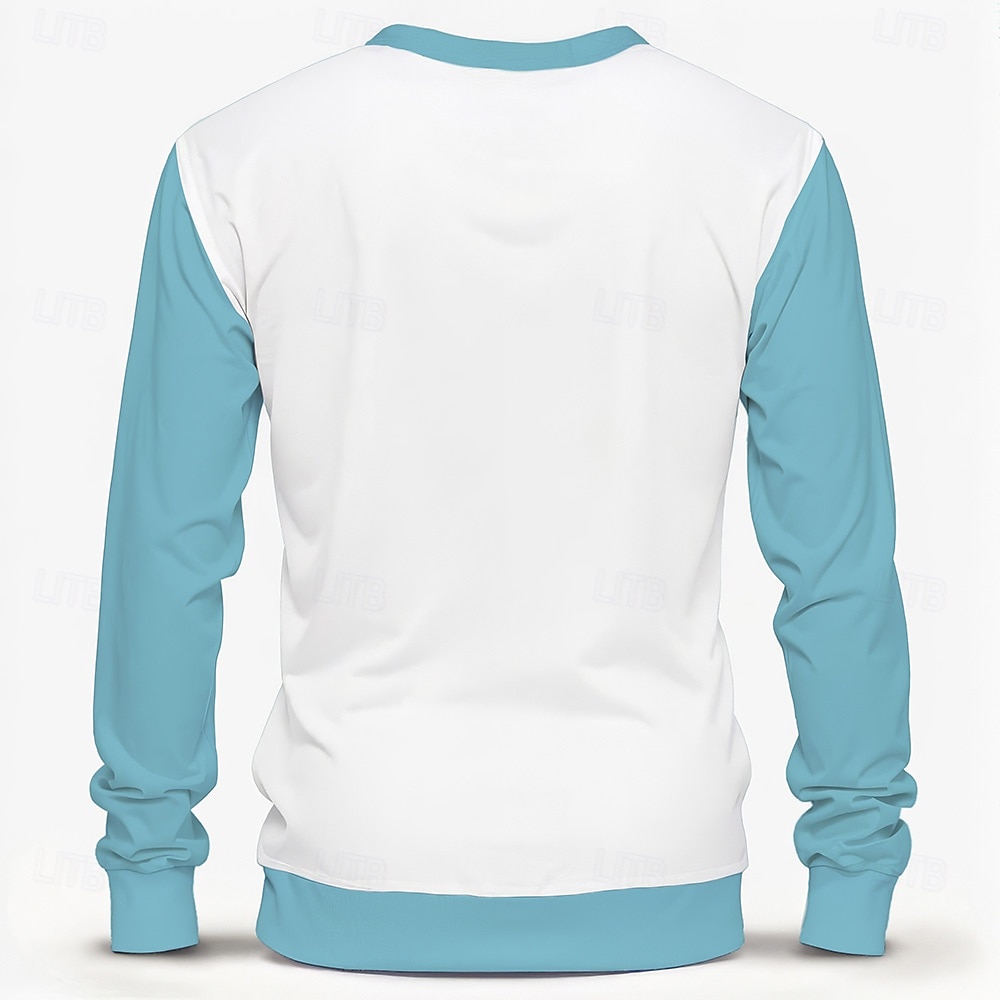 Hombre Gato Gracioso Sudaderas Sudadera Manga Larga Camisa de entrenamiento Cuello Barco Moda vaquero Impresión 3D Vacaciones Fiesta Cuello redondo Otoño Invierno 2025 - $28.99 –P2