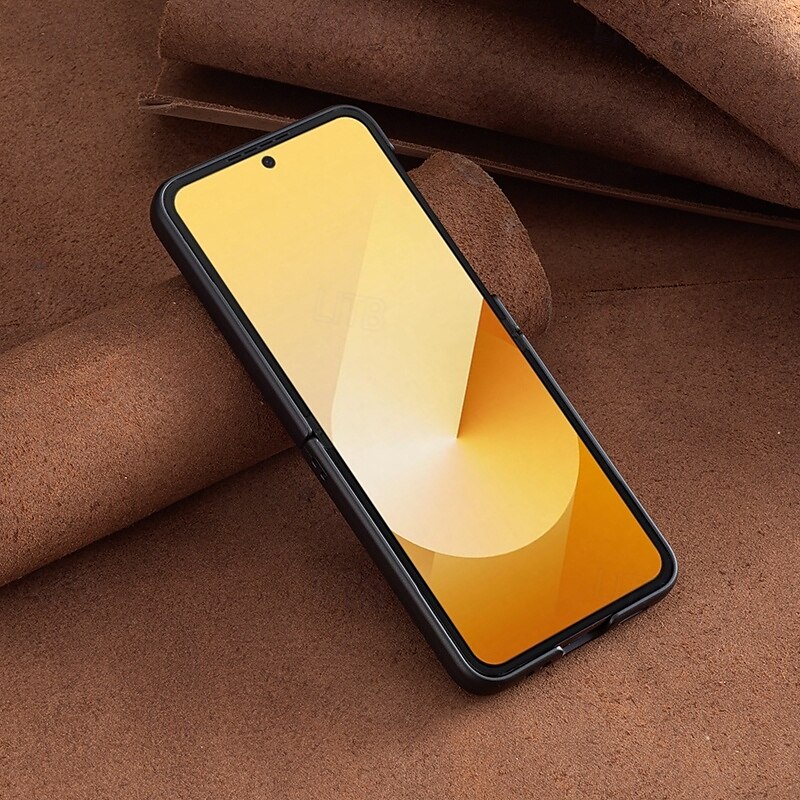 telefono Custodia Per Samsung Galaxy Capovolgi Z 6 Z Flip 5 Z Flip 4 Z Flip 3 Per retro Resistente agli urti Retrò TPU pelle sintetica del 2025 a $17.99 –P7
