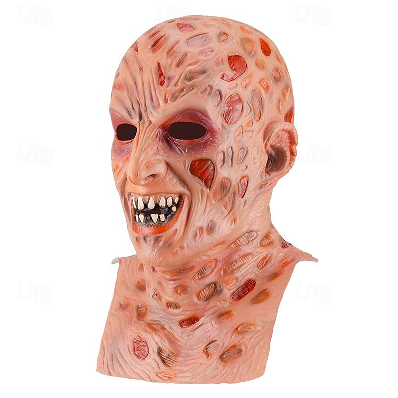 Mindszentek napja Freddy Krueger Maszk Halloween-kellékek Felnőttek Férfi Borzalom Ijesztő jelmez Mindszentek napja Farsang Könnyű farsangi jelmez 2025 - $23.99 –P9