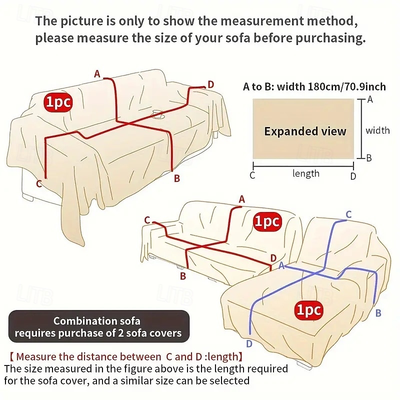 2025年 シェニールソファカバー、フリース裏地付きジャカード厚手ユニバーサルソファタオルブランケット - 柔らかく贅沢な生地 - エレガントなジャカードパターン - ソファを引き立て、保護します - オールシーズン対応 コレクション – $54.99 –P1