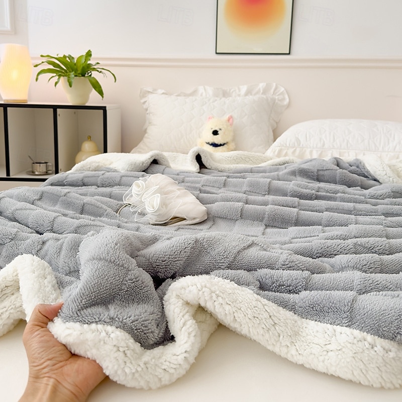 Wolldecke – warm und atmungsaktiv für ganzjährigen Komfort – aus hochwertiger Wolle gefertigt für Langlebigkeit – perfekt zum Übereinanderlegen, Kuscheln oder um Ihrem Raum eine gemütliche Note zu verleihen 2025 - $31.99 –P13