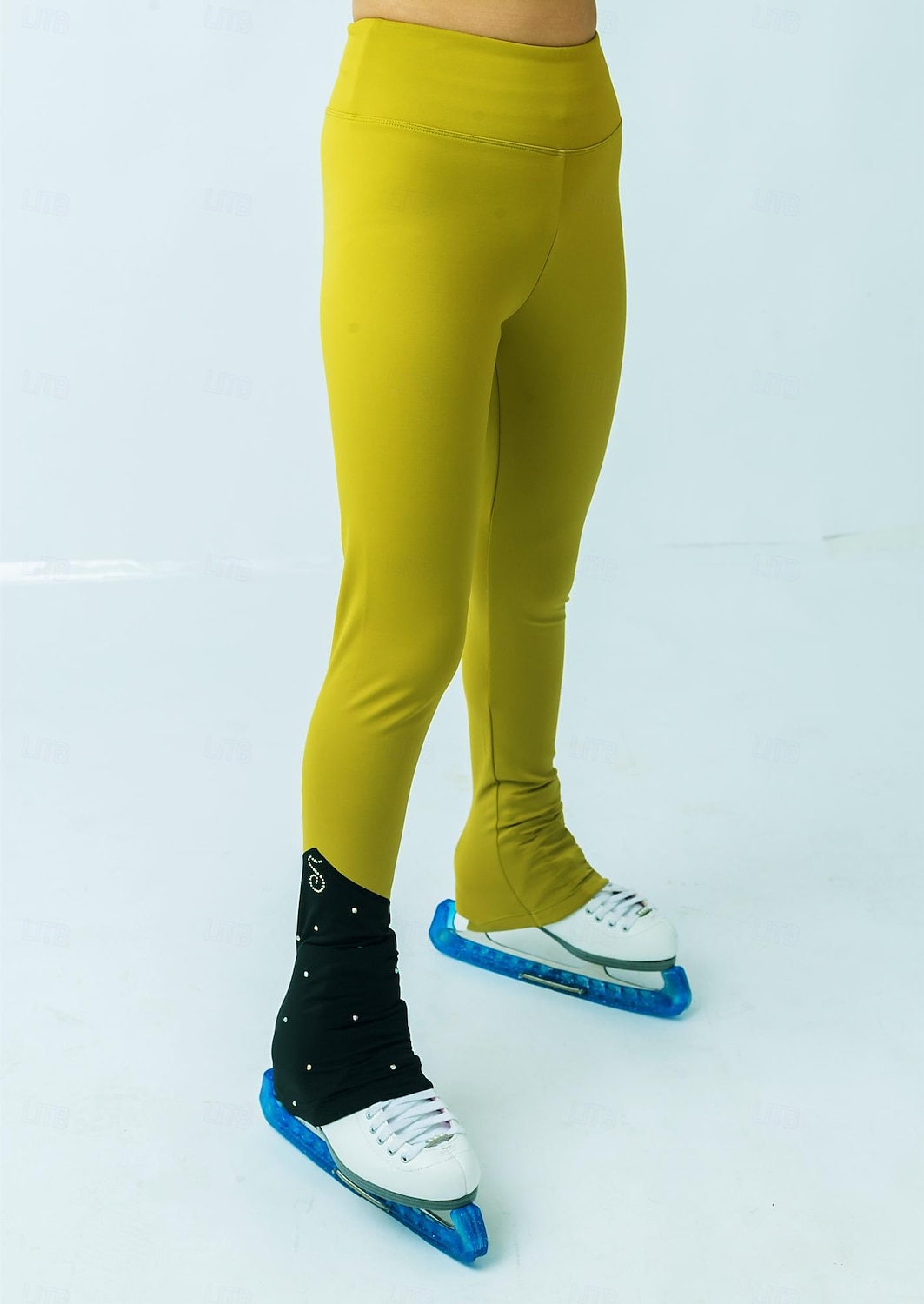 Giacca in pile per pattinaggio artistico Pantaloni da pattinaggio artistico Giacca con pantaloni da pattinaggio artistico Per donna Ragazze Pattinaggio sul ghiaccio Giacca Collant Abiti Nero / giallo del 2025 a $136.99 –P4