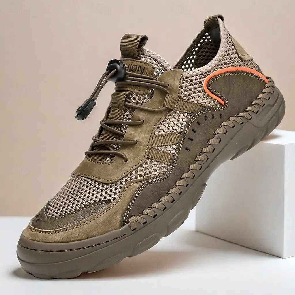 Men's Breathable Mesh Outdoor Hiking Shoes - Lightweight, Non-Slip, Quick-Dry Trail Sneakers for Summer Adventures 2025 - $54.99 –P1