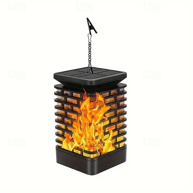 1/2pcs Solar Flame Lights Outdoor IP65 Waterproof Flashing Flame Light Solar Lantern Outdoor Hanging Light for Garden Patio Access Deck Yard Pathway Halloween Christmas Party Decoration 2025 - $44.99 –P8