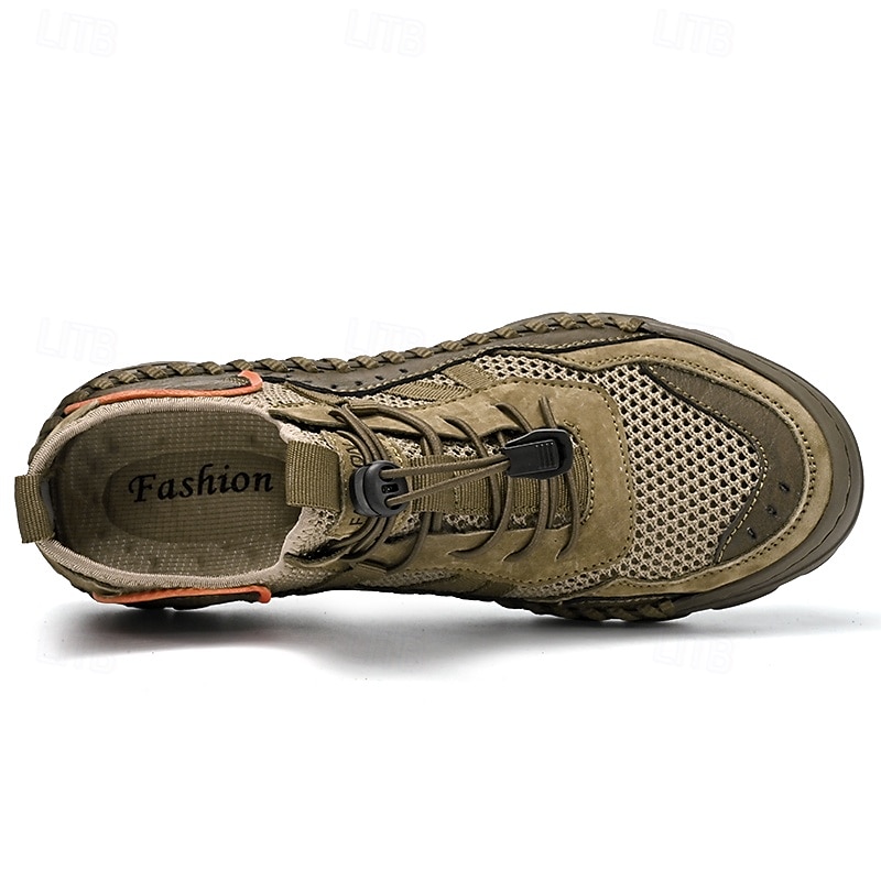 Men's Breathable Mesh Outdoor Hiking Shoes - Lightweight, Non-Slip, Quick-Dry Trail Sneakers for Summer Adventures 2025 - $54.99 –P4