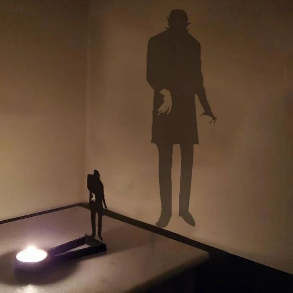 Horror Nosferatu Candle Holder, Nosferatu Candle ShadowHorror Metal Decoration, Tealight Shadow Caster (Only Holder,Excluding Candles) 2025 - $10.49 –P3