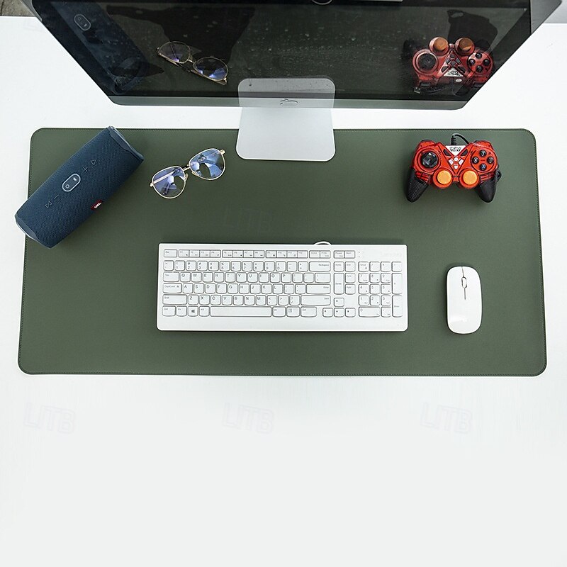 Extra Large Waterproof PU Mouse Pad for Computer Office Desk Writing Desk Pad with Edge Protection 2025 - $20.99 –P8