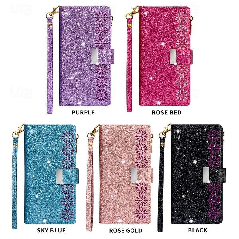 Phone Case For iPhone 16 Pro Max Plus iPhone 15 Pro Max Plus iPhone 14 13 12 11 Pro Max Plus Mini SE Wallet Case with Stand Holder Magnetic Zipper Retro TPU PU Leather 2025 - $24.99 –P1