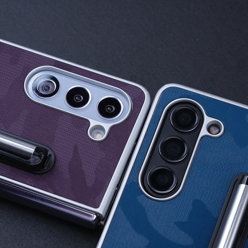 Phone Case For Samsung Galaxy Z Fold 7 Z Fold 6 Z Fold 5 Z Fold 4 Z Fold 3 Back Cover with Stand Holder with S Pen Shockproof PC 2025 - $19.99 –P8