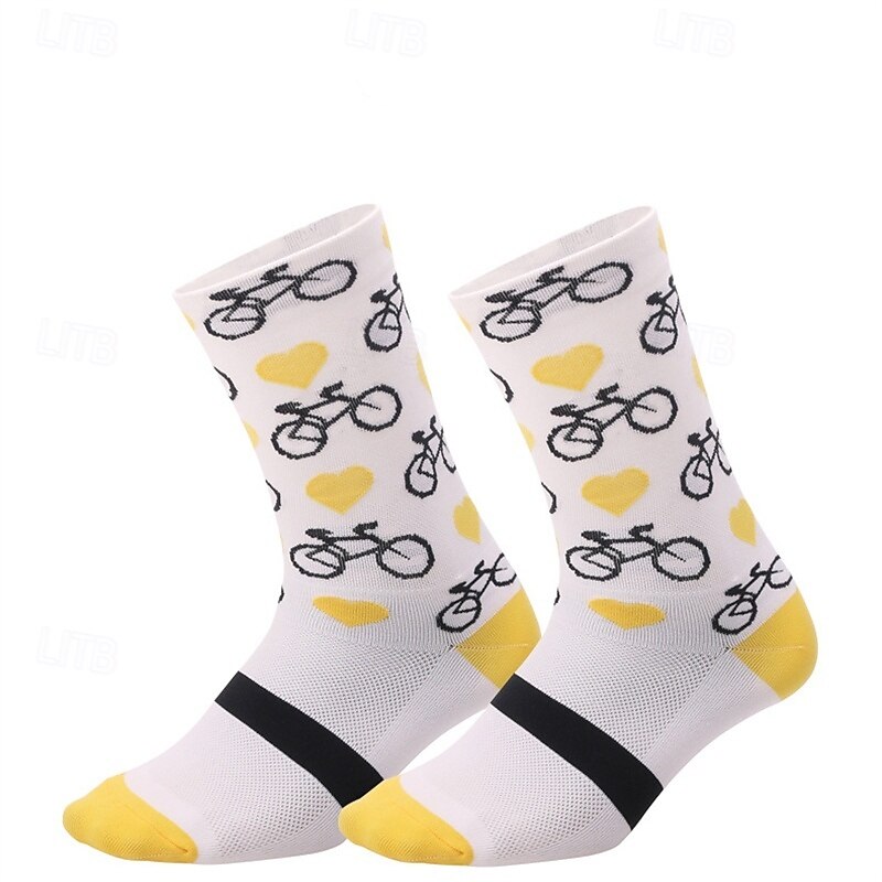 Calcetines unisex, calcetines de compresión, calcetines de bicicleta, calcetines deportivos, calcetines atléticos, para acampar/senderismo, ejercicio al aire libre, ciclismo/bicicleta, cálidos, 2025 - $5.19 –P4