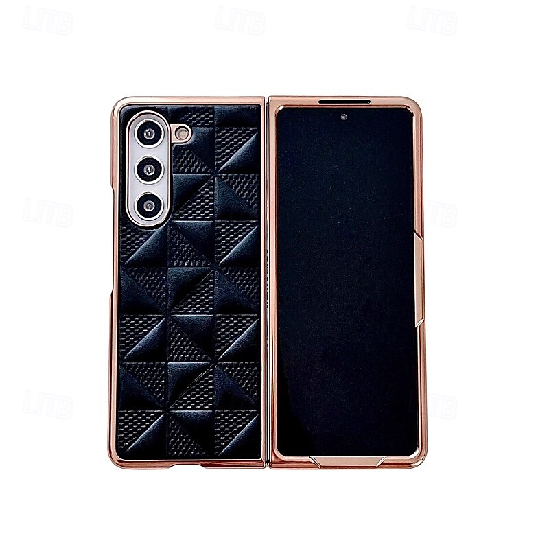 телефон Кейс для Назначение SSamsung Galaxy Z Fold 5 Z Fold 4 Z Fold 3 Кейс на заднюю панель Защита от удара броня Покрытие ПК Кожа PU 2025 - $19.99 –P18