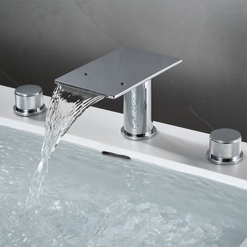 Vaskekran for baderom - Foss galvanisert Montere Utsiden Enkelt håndtak tre hullBath Taps 2025 - $178.99 –P8