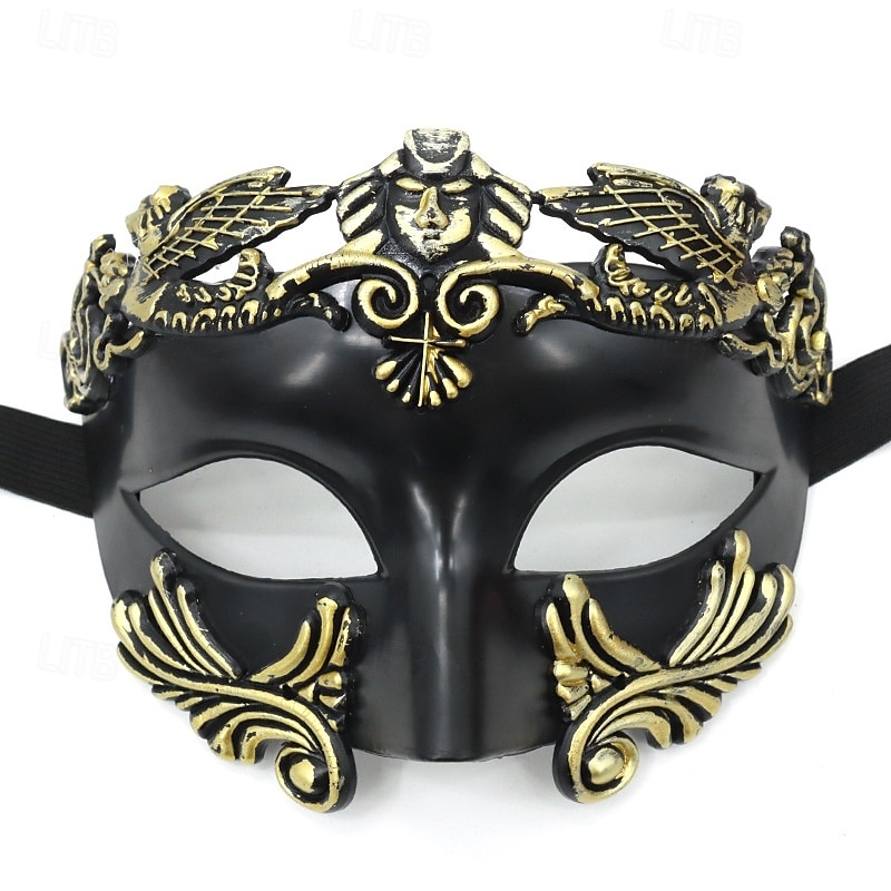 Greek Goddess Roman Carnival Mask Mask Venetian Mask Adults' Women's Metal Finish Sexy Costume Party Masquerade Halloween Carnival Mardi Gras Easy Carnival Costume 2025 - $25.99 –P2
