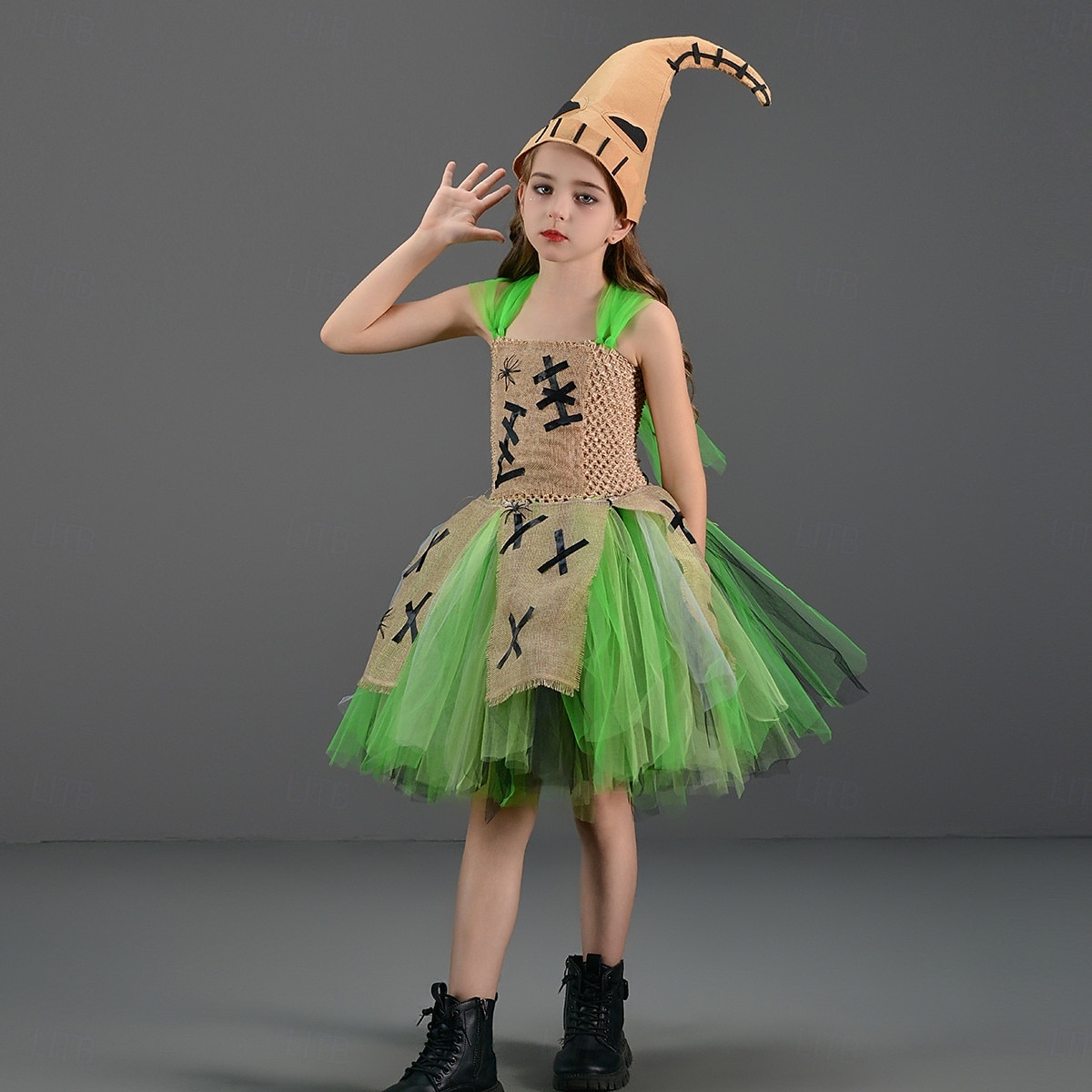 The Nightmare Before Christmas Oogie Boogie Costume Tutu Kid's Girls' Dress Up Party Christmas Children's Day Easy Carnival Costume 2025 - $30.99 –P9