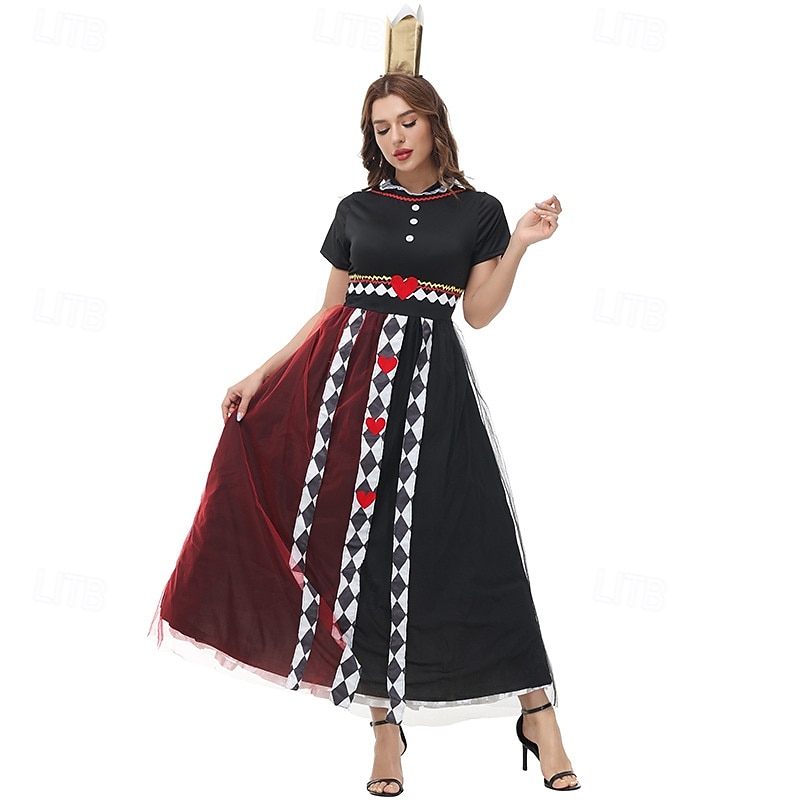 Fiaba L'avventura di Alice nel Paese dei Sogni regina di Cuori La regina rossa Veleno Vestito Cosplay for Per donna Adulti Carnevale Mascherata Performance Festa / Sera del 2026 a $56.99 –P4