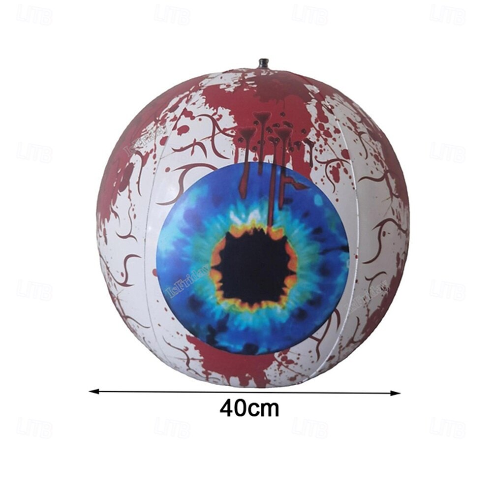 Halloween decoraties led opblaasbare oogbal licht met afstandsbediening rgb kleurrijke led lichtbal buiten binnenplaats gloeiende bal 2025 - $11.49 –P1