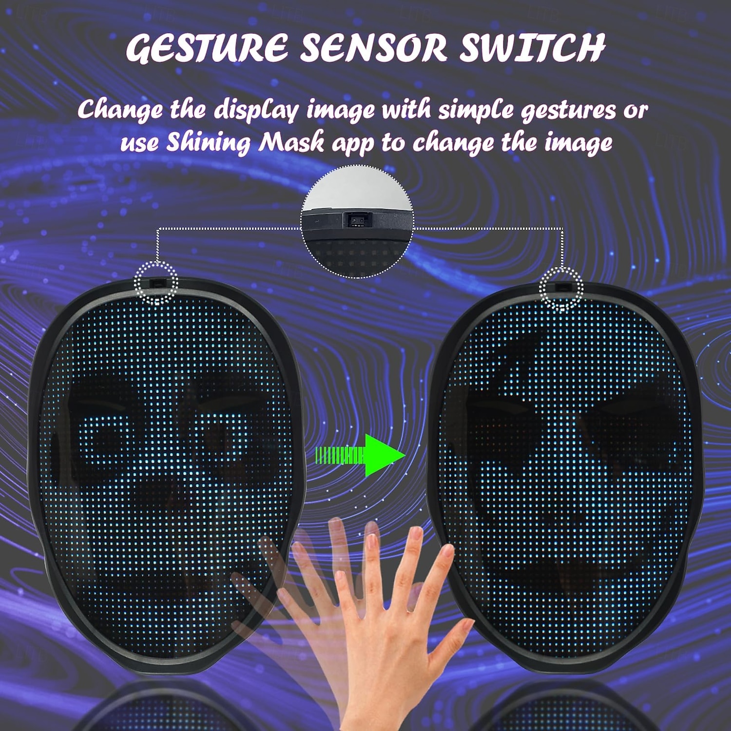 Esprit Crâne Masque de carnaval Masque LED Adulte Unisexe Déguisement effrayant Utilisation Soirée Halloween Carnaval mardi Gras Costume de carnaval facile de 2025 ? $153.99 –P3