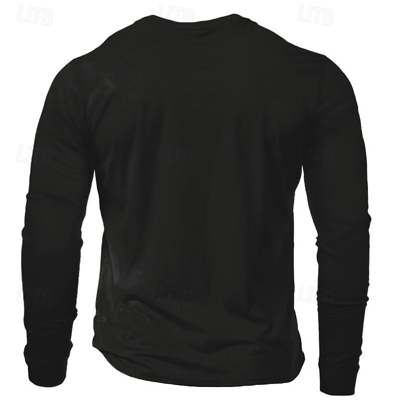 Herren Ente T Shirt Langarmshirt 100% Baumwolle Langarm Grafik Hemd Hellgrau meliert Schwarz Wein Bequemes T-Shirt Urlaub Straße Modedesigner-Kleidung 2025 - $15.99 –P5