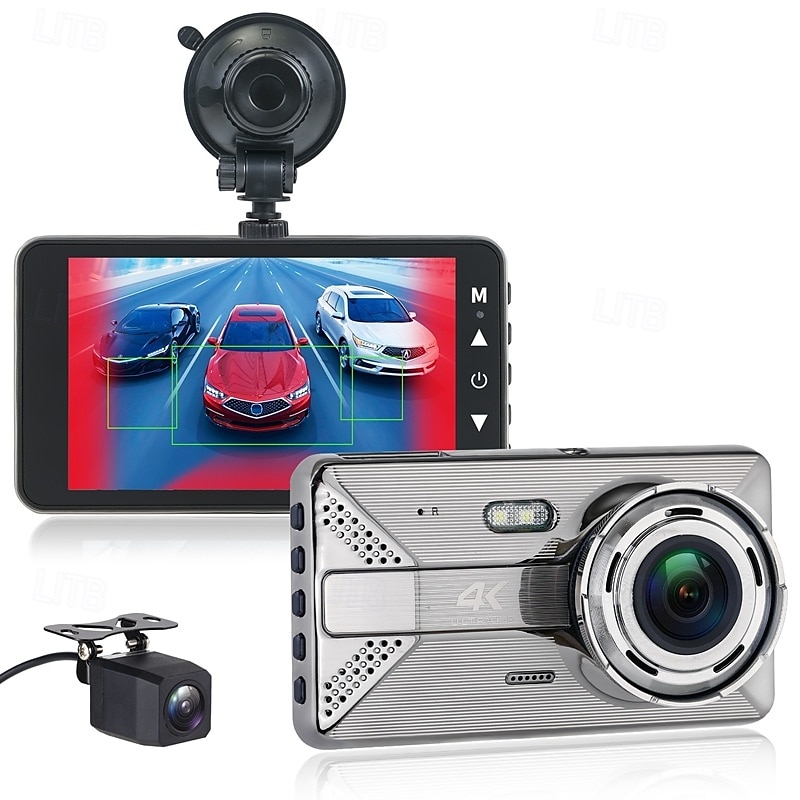 X20 MAX 2160p Nytt Design / HD / med bakkamera Bil DVR 150 grader Bred vinkel 4 tommers IPS Dash Cam med WIFI / Nattsyn / G-Sensor 4 infrarøde LED Bilopptaker 2025 - $114.99 –P2