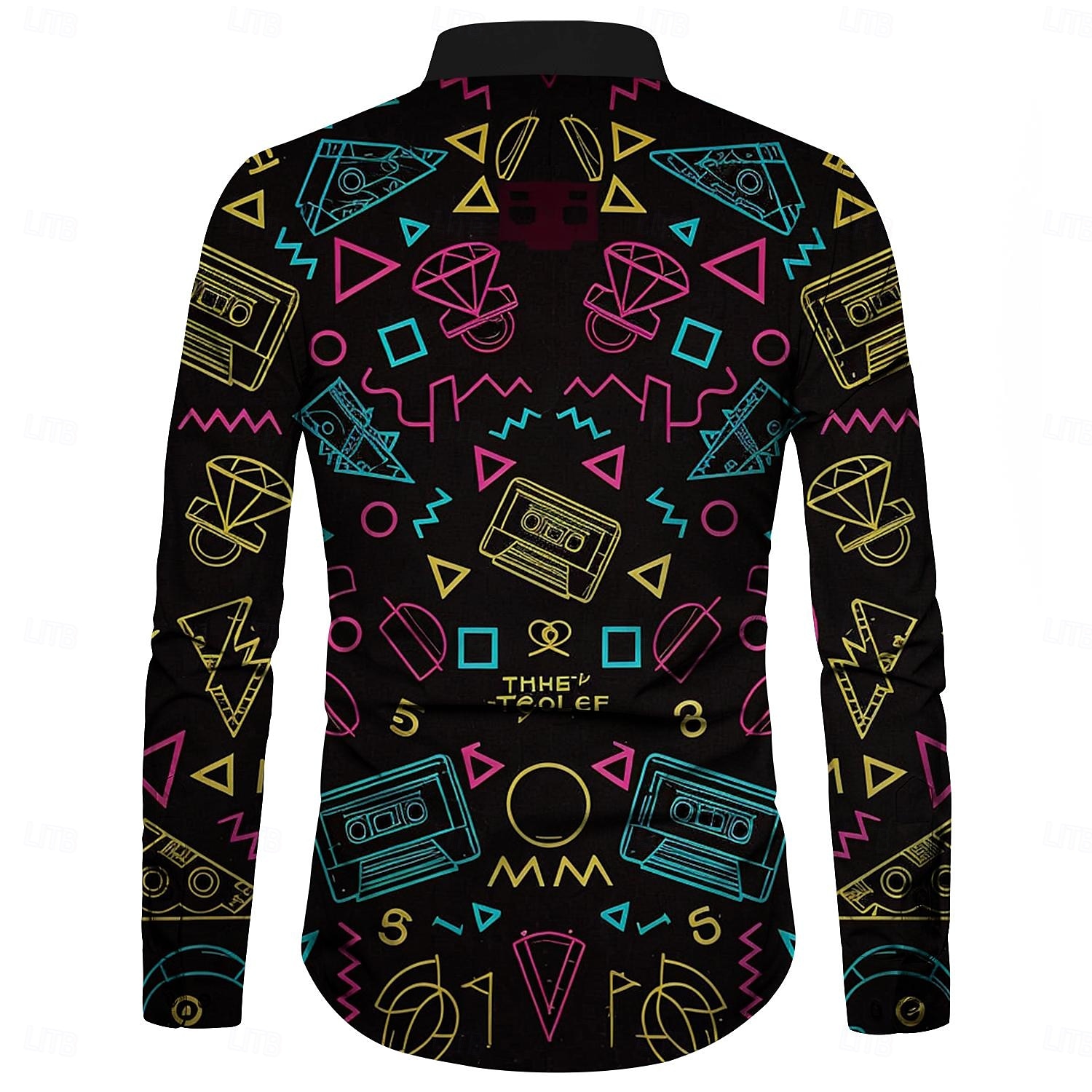 rétro vintage rétro vintage années 1970 années 1980 chemise hippie hommes discothèque fête décontractée chemise quotidienne de 2025 ? $23.99 –P8