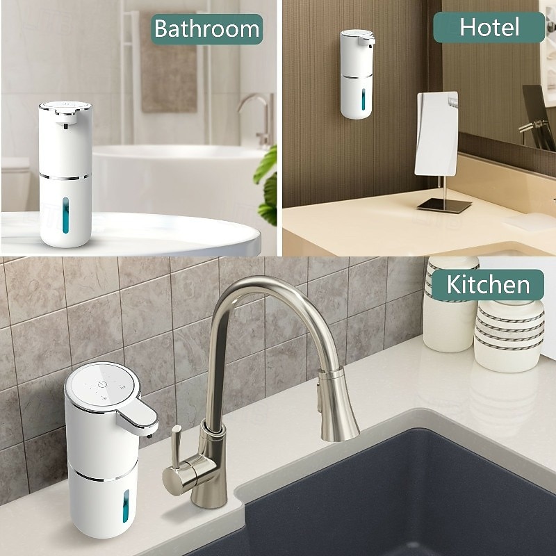 Automatic Soap Dispenser Non-contact Foam Soap Dispenser Smart Induction Foam Machine Washing Machine USB Rechargeable Dispenser 2025 - $36.99 –P5