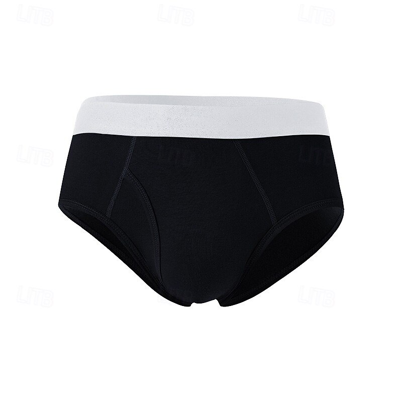Herren 3 Pack Unterwäsche Boxer Boxer-Shorts Patchwork Hauptstadt Atmungsaktiv Weich Komfortabel Farbblock Mittlere Hüfthöhe Schwarz+Weiß+Grau Schwarz 2025 - $17.99 –P6
