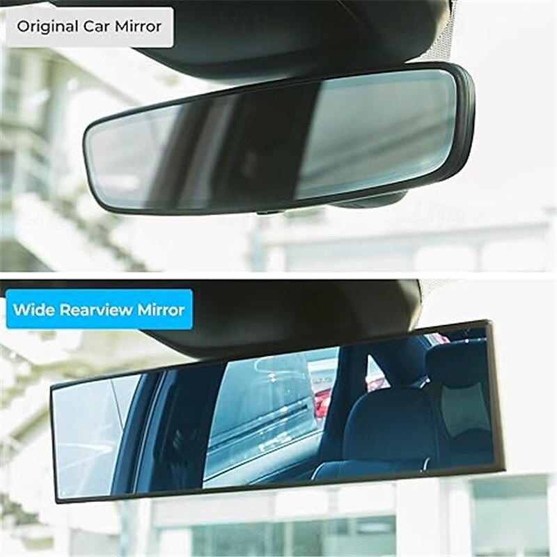 Car Interior Rearview Mirror Interior Rearview Mirror Large Field Mirror Concave Mirror Anti-glare Blue Mirror Interior Rearview Mirror 2025 - $17.99 –P2