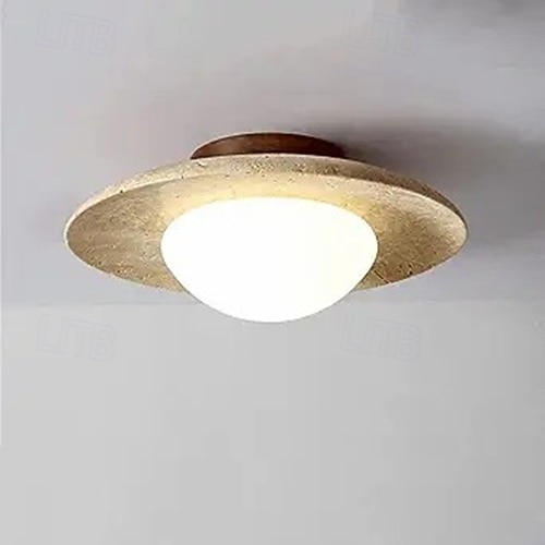 Luces de techo LED de color blanco cálido, 1 luz, estilo japonés wabi sabi, para vestíbulo de hotel, pasillo, cerca del techo, iluminación creativa para restaurante, habitación, balcón, lámparas de 2026 - $84.99 –P2