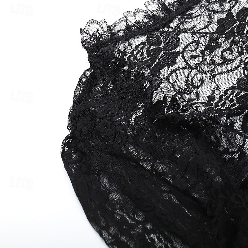 Retrò Vintage Gothic Lolita Mascherata Scialli Ragazza gotica Pizzo Costume Per donna Fantasia Stile Steampunk Mascherata Festa / Sera Adulti Scialle del 2026 a $28.99 –P11