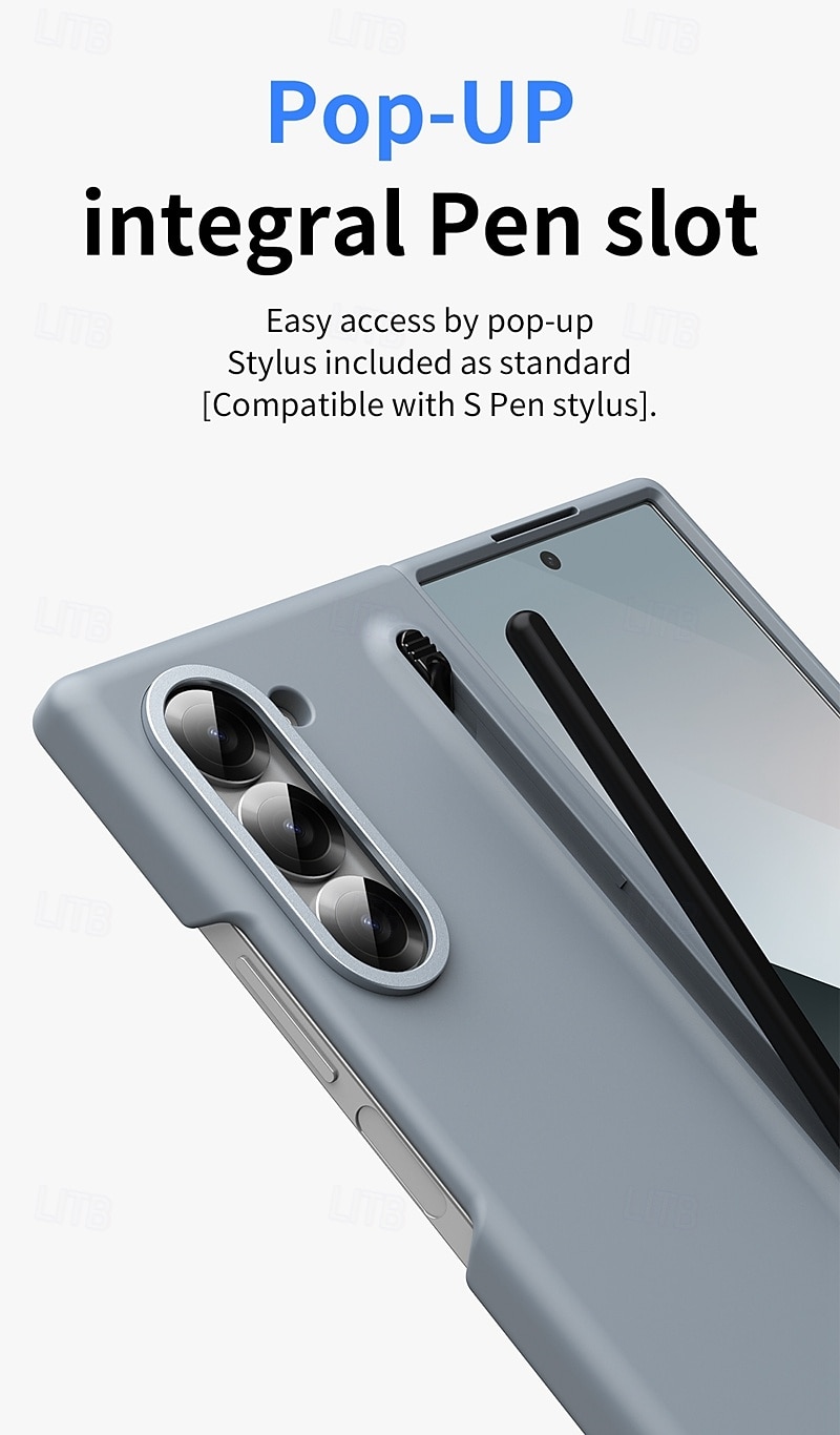 Phone Case For Samsung Galaxy Z Fold 7 Z Fold 6 Z Fold 5 Z Fold 4 Z Fold 3 Back Cover with Screen Protector with S Pen Shockproof Armor PC 2025 - $29.99 –P3