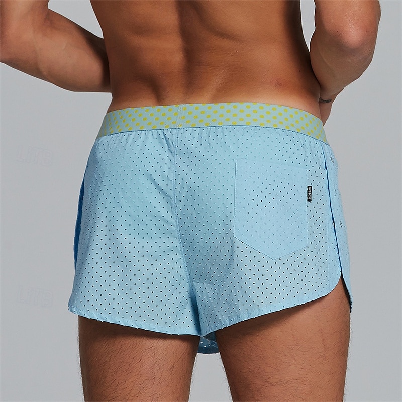 Herren 1 pc Unterwäsche Boxer Boxer-Shorts 100% Baumwolle Atmungsaktiv Weich Komfortabel Buchstabe Mittlere Hüfthöhe Schwarz Rosa 2025 - $16.49 –P3