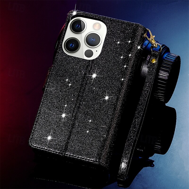 Phone Case For iPhone 16 Pro Max Plus iPhone 15 Pro Max Plus iPhone 14 13 12 11 Pro Max Plus Mini SE Wallet Case with Stand Holder Magnetic Zipper Retro TPU PU Leather 2025 - $24.99 –P10