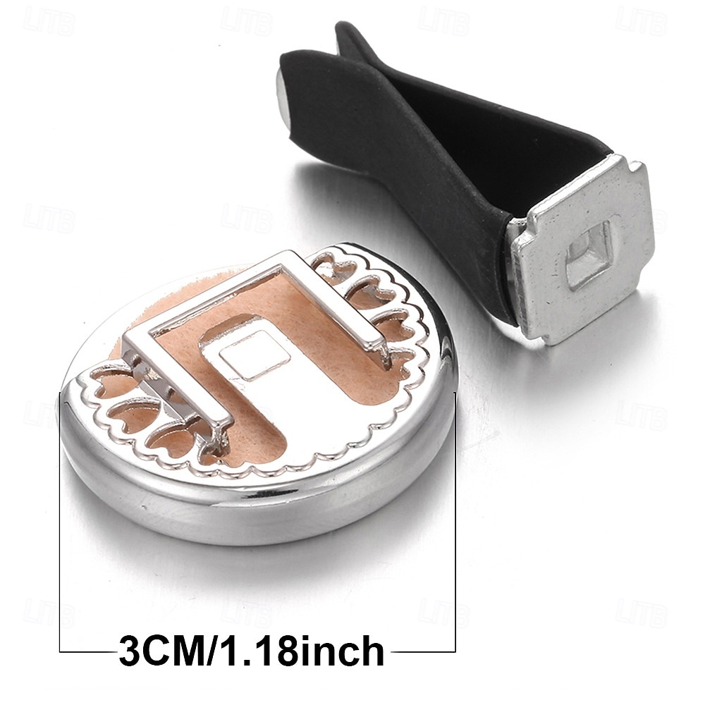 Refillable Car Air Freshener Perfume Diffuser Clip Auto Air Vent Car Interior Accessories Car Aromatherapy Diffuser with 10pcs Pads 2025 - $15.99 –P2