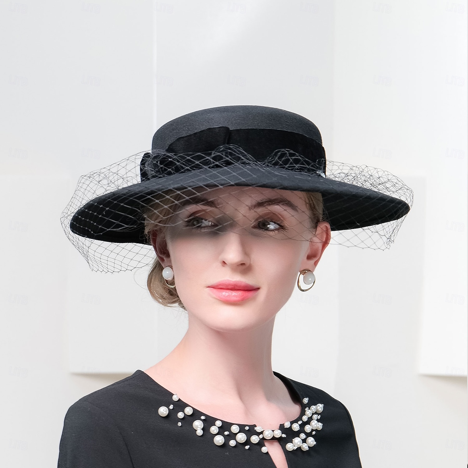 Hats 100% Wool Bowler / Cloche Hat Fedora Hat Holiday Tea Party Elegant Wedding With Face Veil Headpiece Headwear 2026 - $57.99 –P5