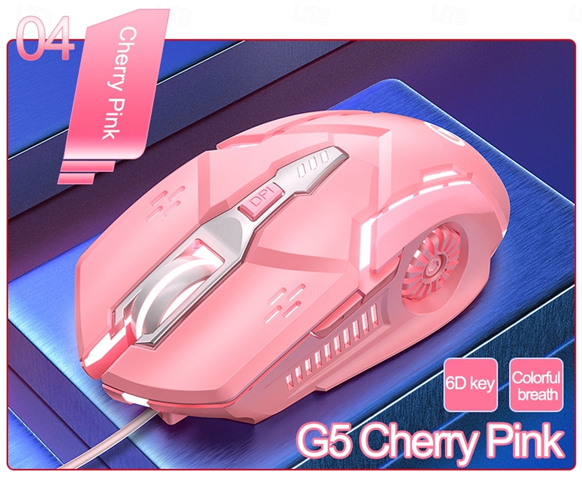 Gaming Mouse Professional Wired 6 Button 3200DPI LED Optical USB Computer Mouse Game Mice for PC Laptop Gamer 2025 - $20.99 –P7