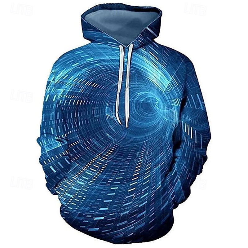 Per uomo Pop art 3D Print Felpa con cappuccio Felpe Felpa Felpa con cappuccio Manica lunga Felpa con cappuccio Con cappuccio Originale Stampa 3D Giornaliero Per uscire Bianco e nero Nero/bianco del 2025 a $12.59 –P6