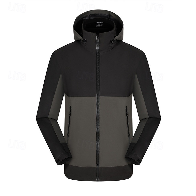 Homens Jaqueta Softshell Jaqueta de Trilha Ao ar livre Bloco de cor Prova-de-Água A Prova de Vento Respirável Jaqueta leve Jaqueta corta-vento Viajar Preto Branco Azul Laranja Verde de 2025 por $44.79 –P8