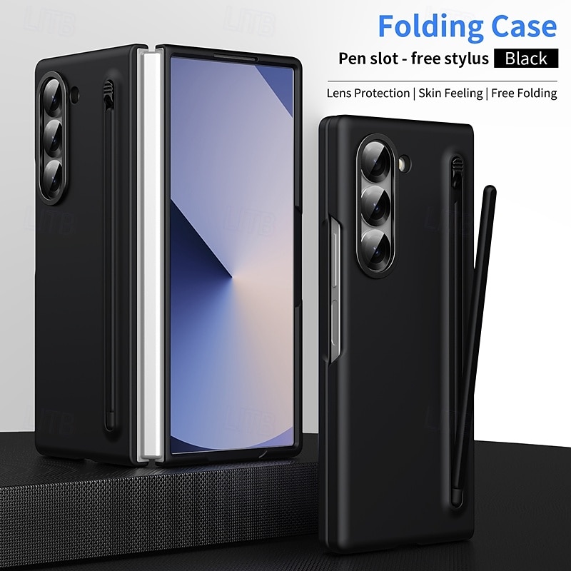 Phone Case For Samsung Galaxy Z Fold 7 Z Fold 6 Z Fold 5 Z Fold 4 Z Fold 3 Back Cover with Screen Protector with S Pen Shockproof Armor PC 2025 - $29.99 –P12