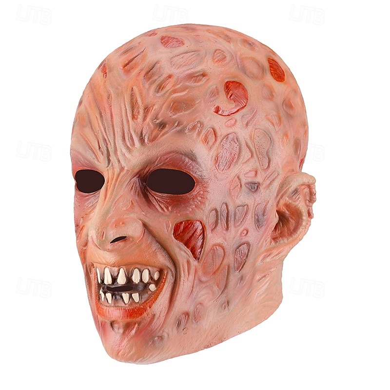 Mindszentek napja Freddy Krueger Maszk Halloween-kellékek Felnőttek Férfi Borzalom Ijesztő jelmez Mindszentek napja Farsang Könnyű farsangi jelmez 2025 - $23.99 –P6